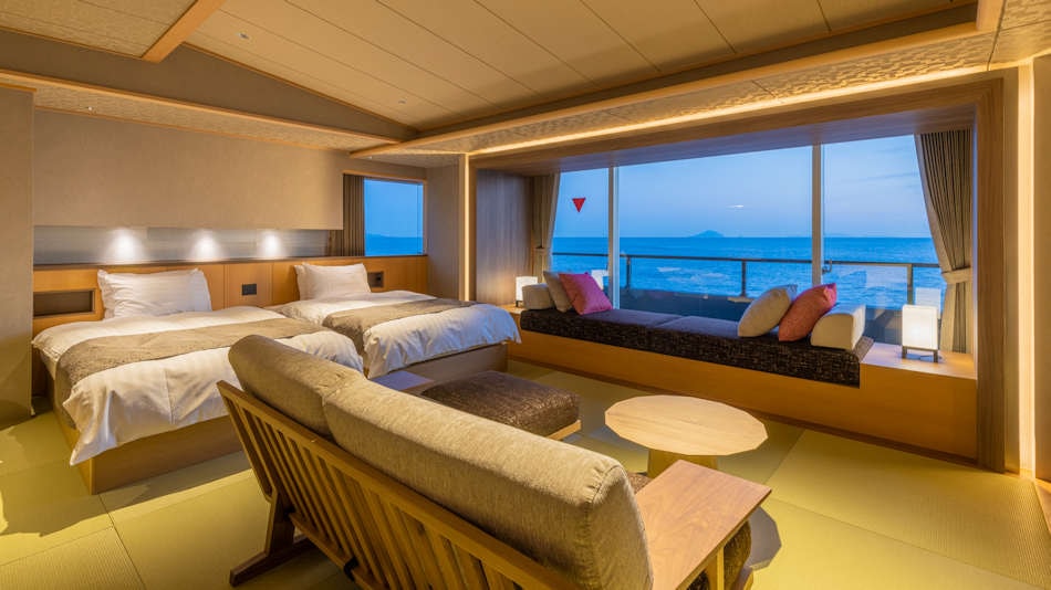 Japanese modern Japanese-Western style room "Aonami"