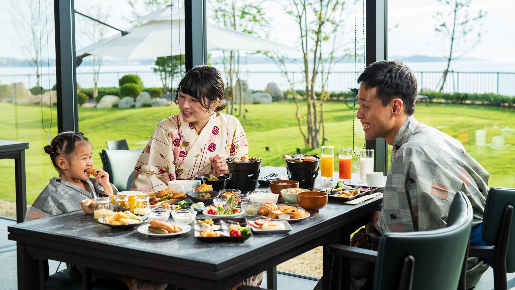 ■ 提供使用當地食材的自助早餐
