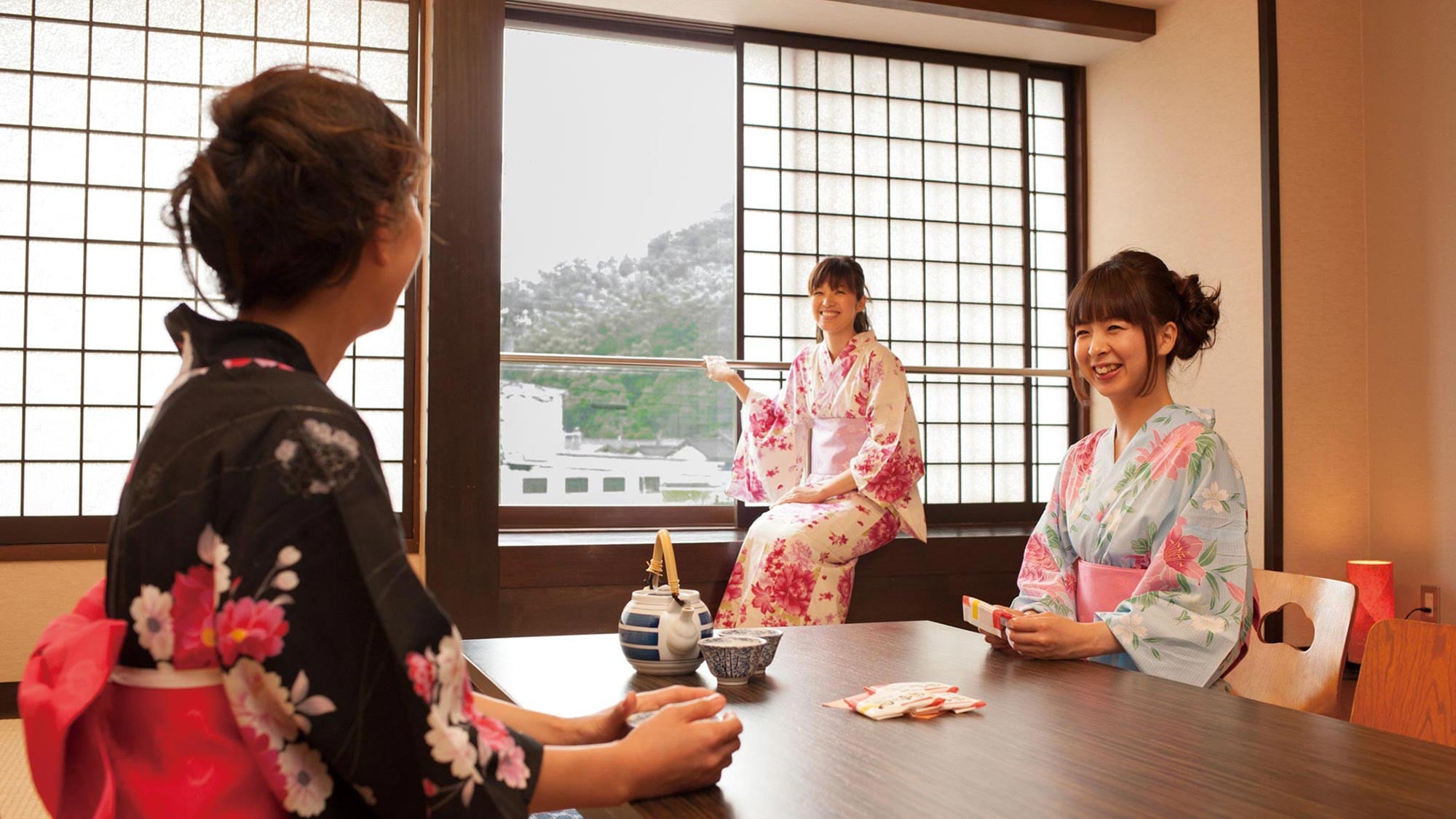 [Japanese-style room 12 tatami mats non-smoking] This room type is popular with women ♪