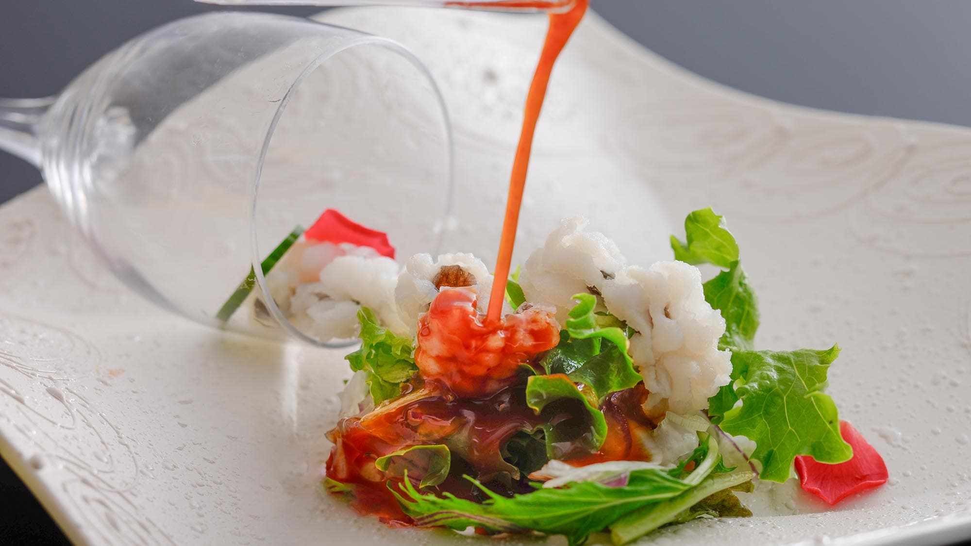 [Summer/Dinner] Conger eel and vegetable summer cocktail [Example]