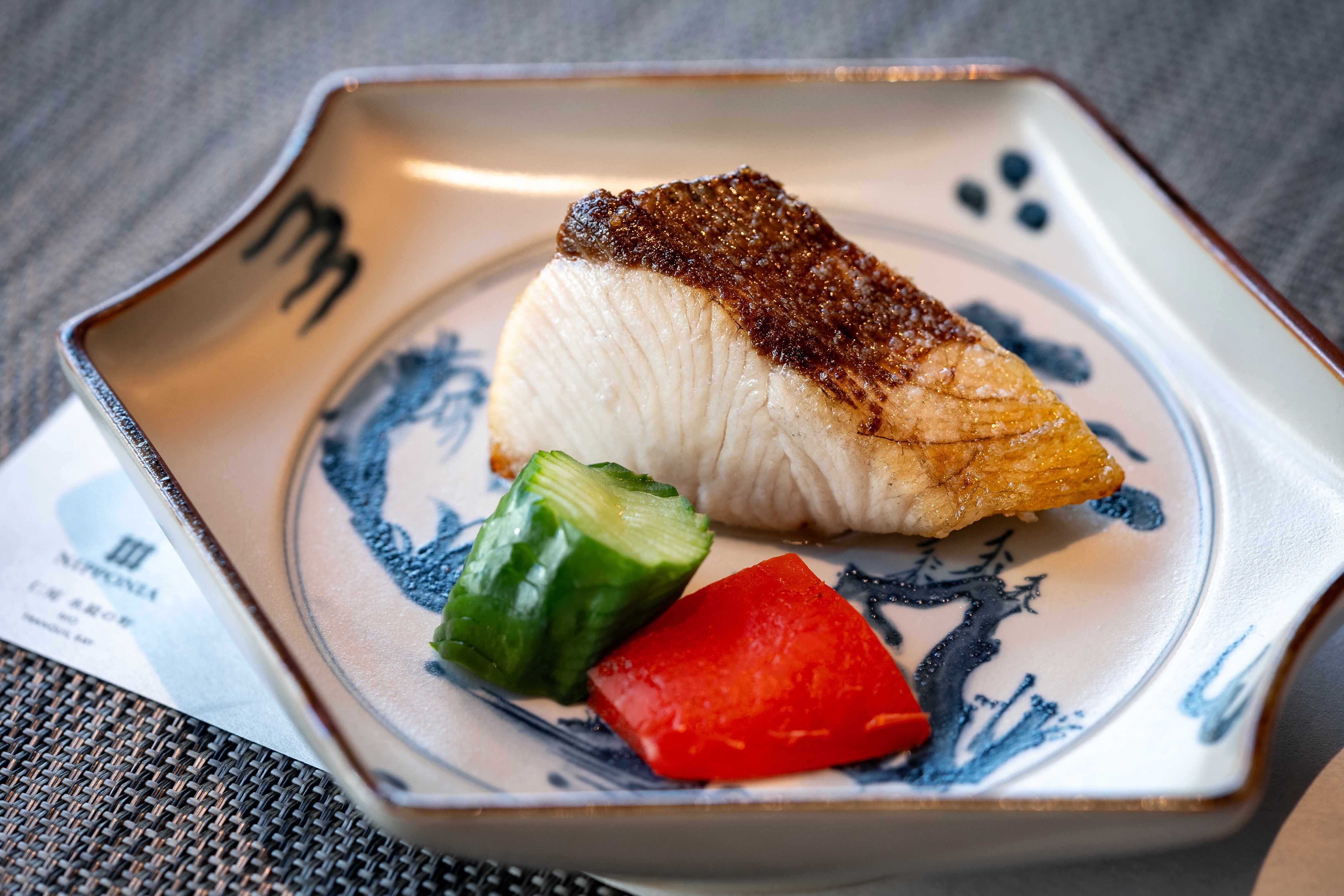 Seto local fish course: "Grilled dishes"