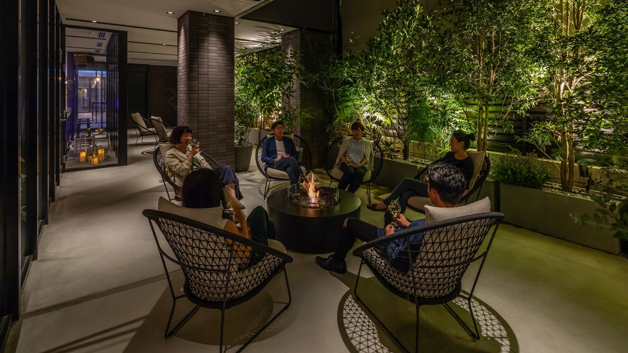 ■ The terrace on the 1st floor can be used 24 hours a day. Please relax slowly.