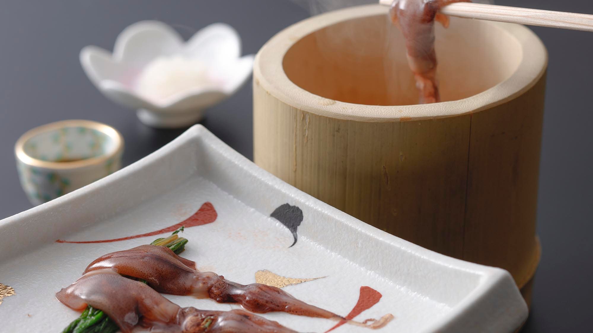 [Mùa xuân/Bữa tối] Lẩu mực đom đóm [Ví dụ]