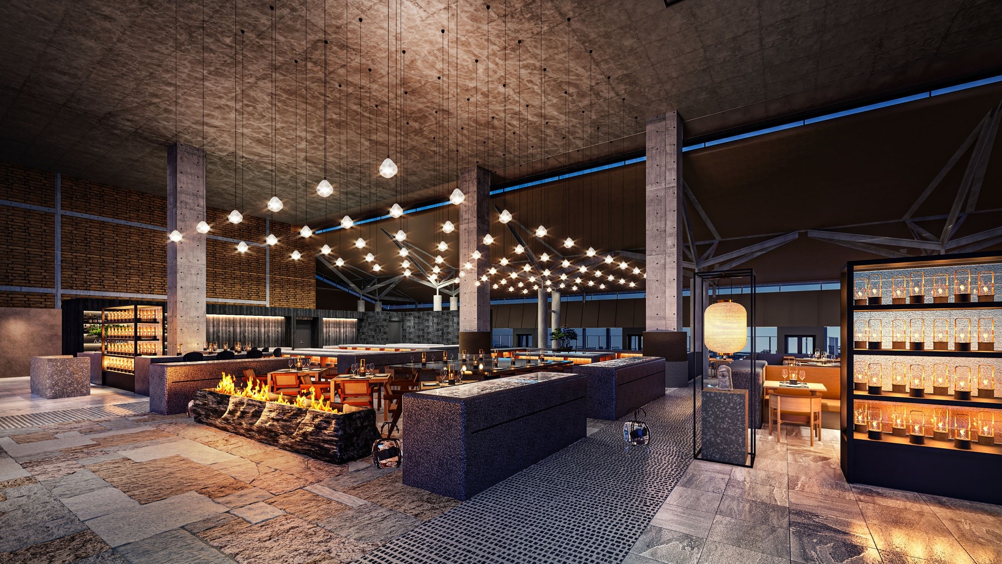Image of the buffet venue "Kaitou - Amaakari"
