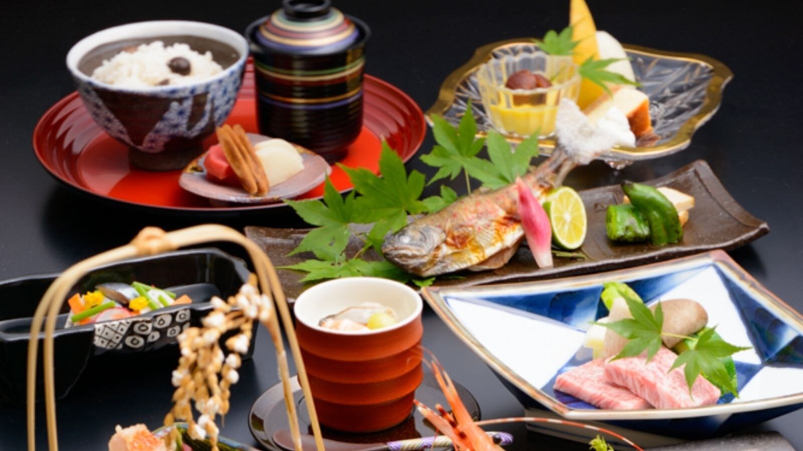Masakan Kaiseki Musim Gugur