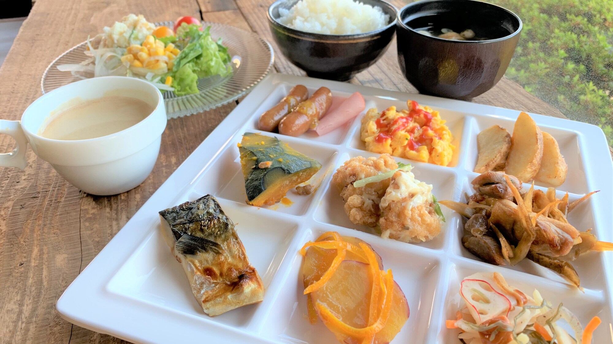 Breakfast buffet (example) *The menu may change depending on the season and availability of ingredients. Thank you for your understanding.