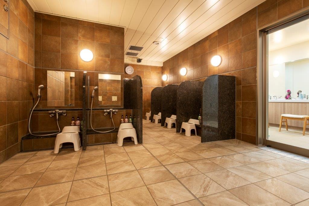 Common bath washing place