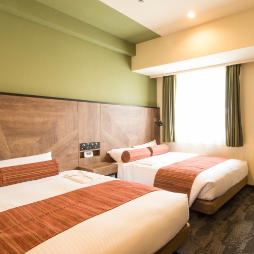 21㎡　Lebar tempat tidur 120cm～140cm　Kamar mandi dan toilet terpisah