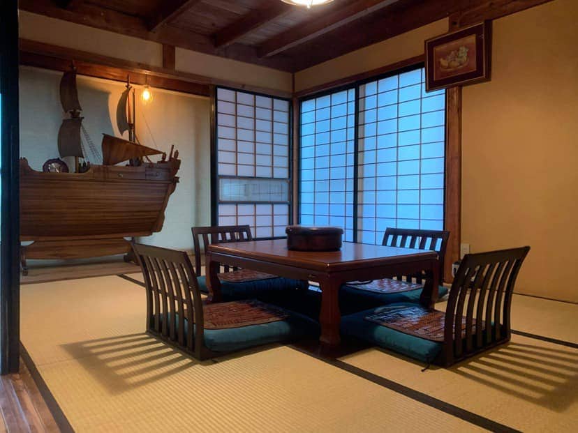 Sunken kotatsu room