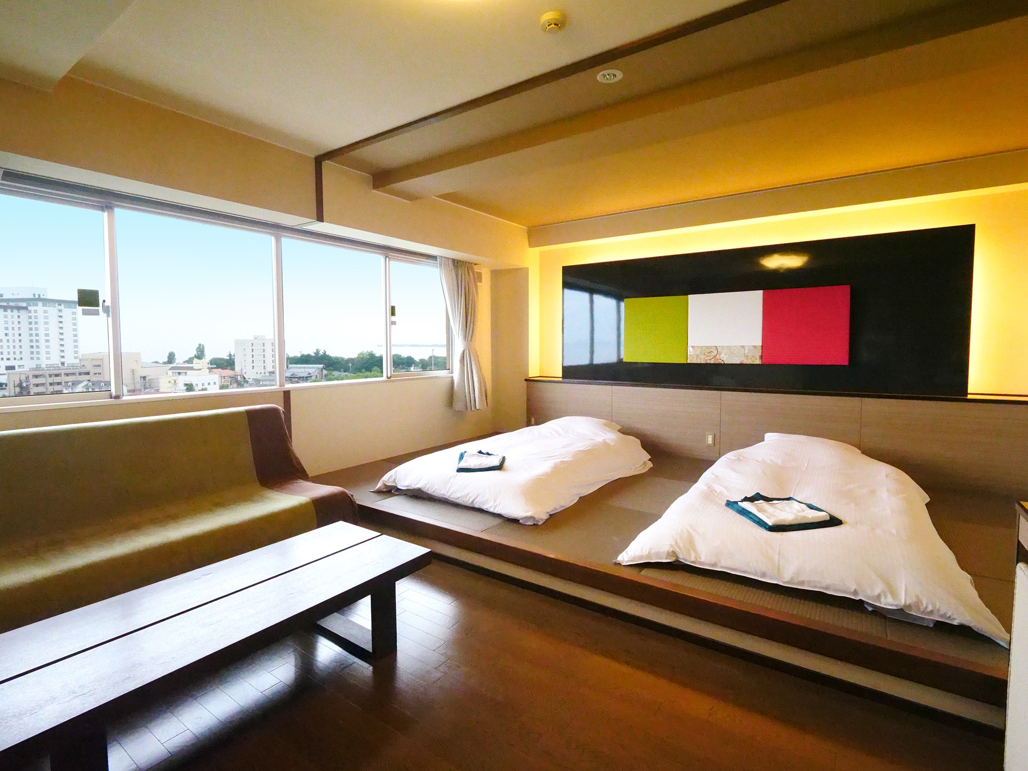 Special room with open-air bath