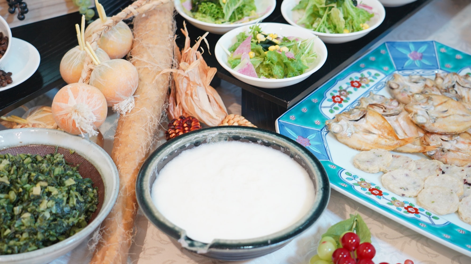 *[Breakfast example] A buffet that makes use of Tottori's local menu and seasonal ingredients!