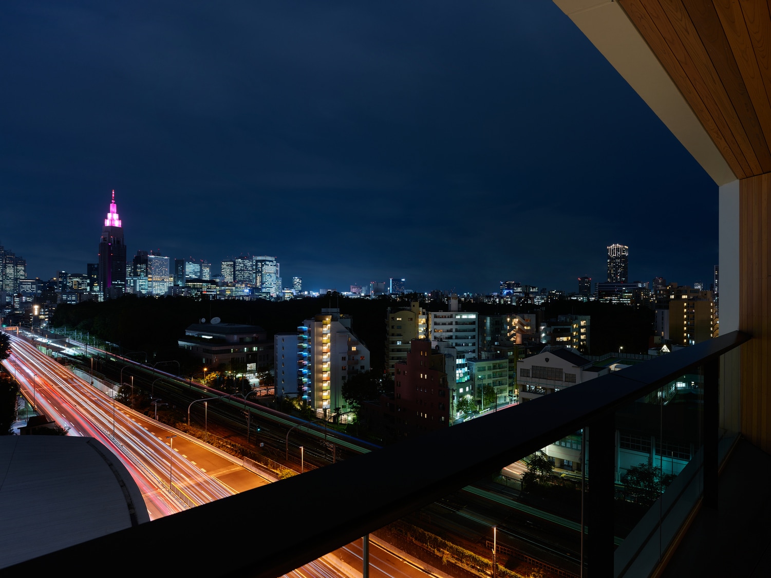 <Shinjuku night view side>