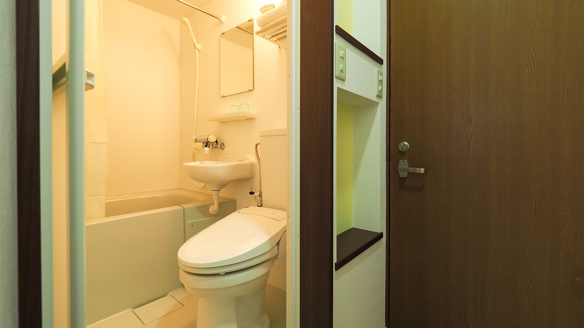 [Lumiere / kamar bergaya Barat ganda] Sebuah kamar mandi sudah termasuk.