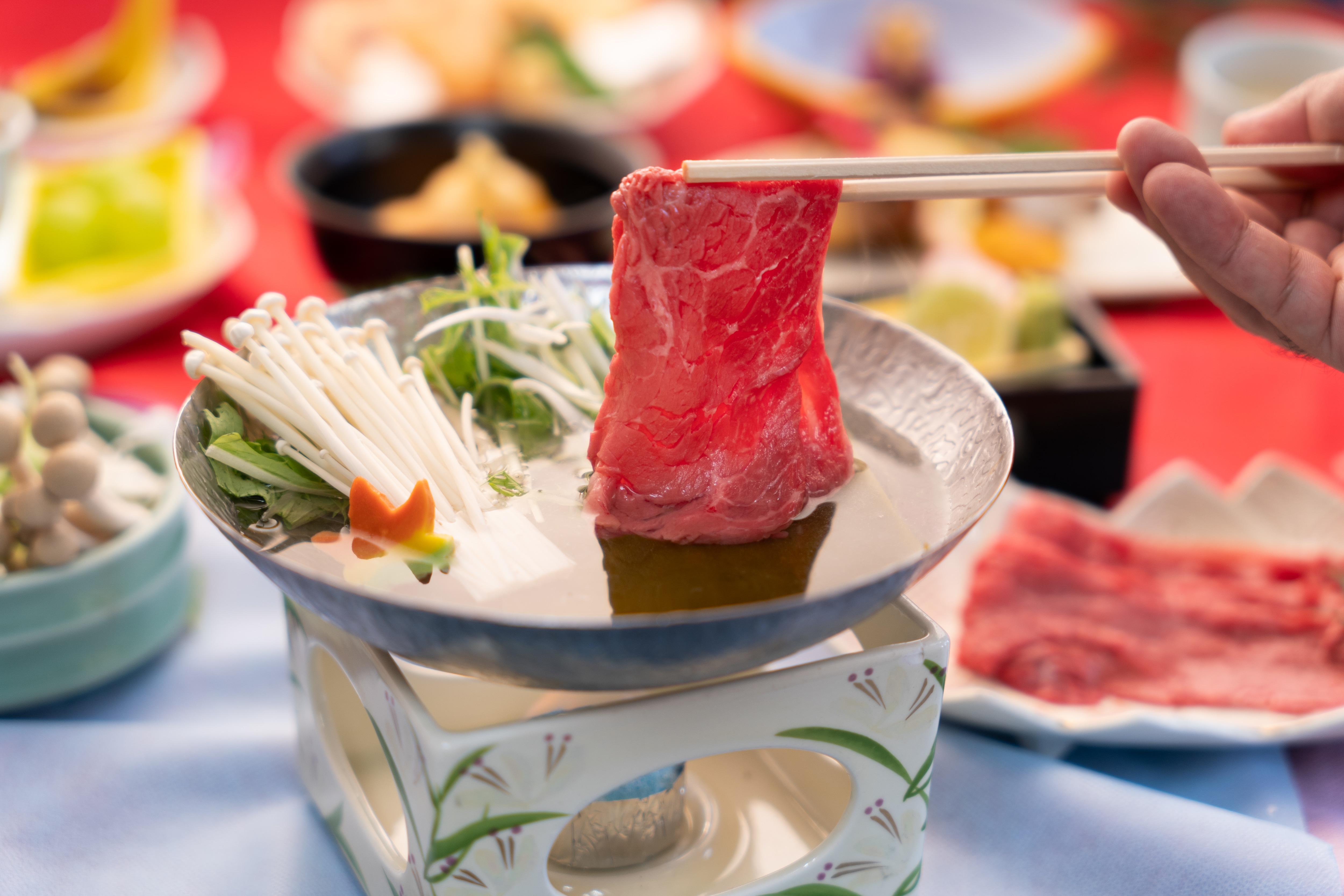 Yamagata beef shabu-shabu
