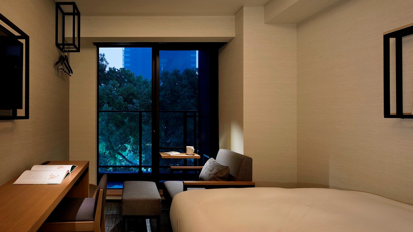 ◆ Moderate Double ◆ 16 sqm [Bed width 140 cm & times; 1] With balcony, shower booth, separate toilet