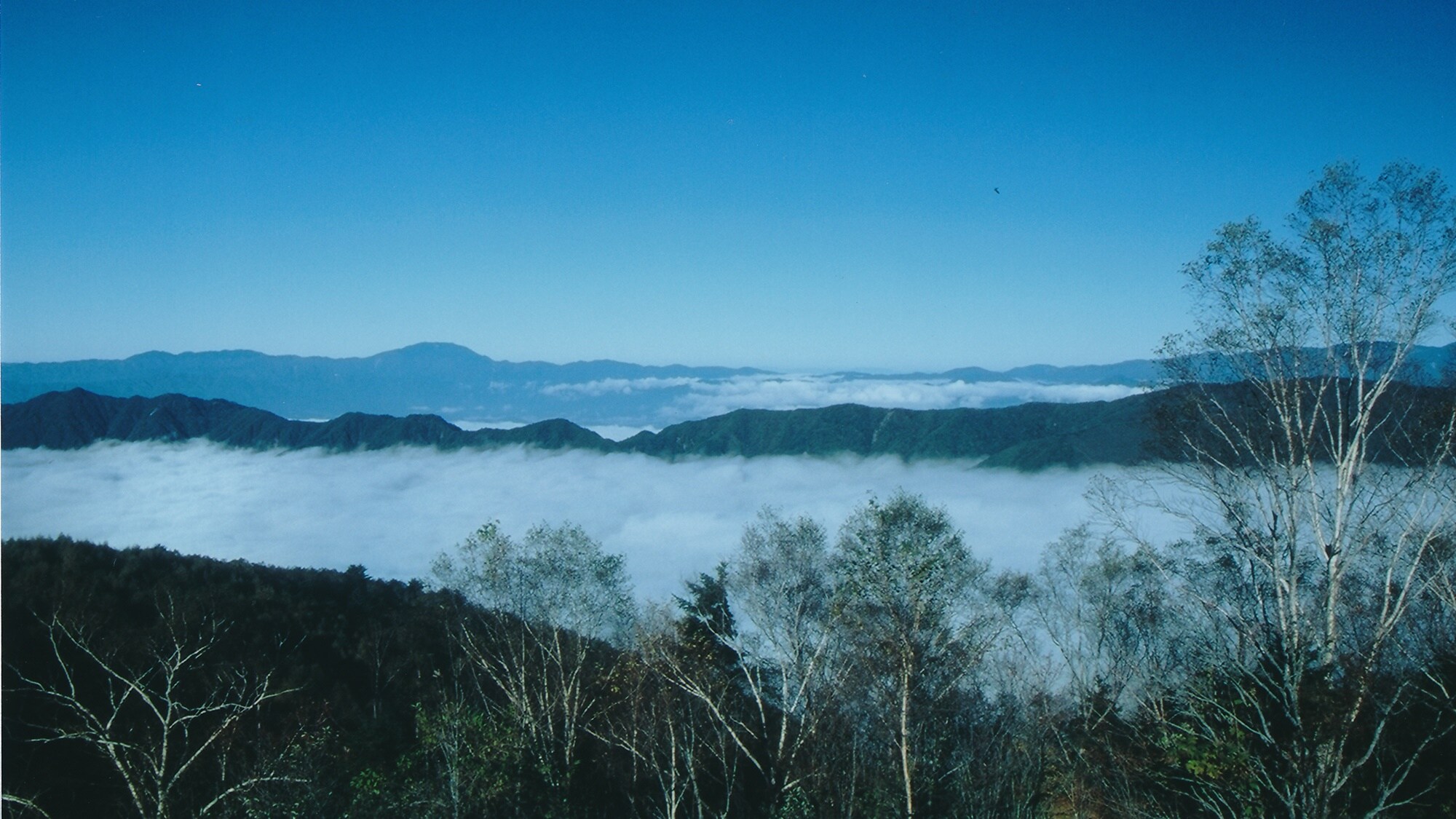 *Sea of clouds view/A spectacular view only possible at a lodging located at an altitude of 1,918m