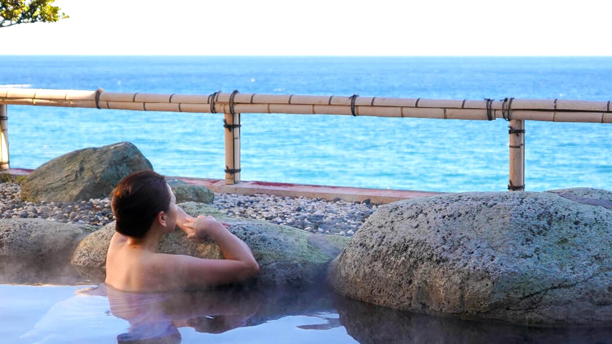 女性私人温泉浴池，式海的“Hekiten”