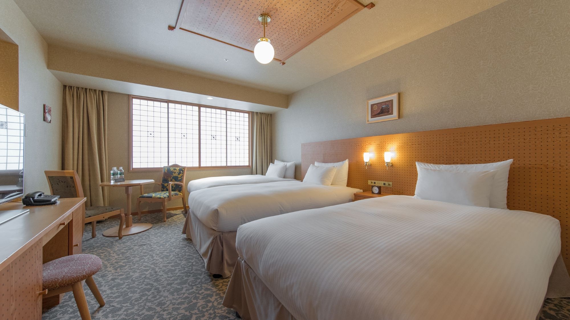 ◆ Deluxe Twin | For 3 people, an extra bed will be provided.