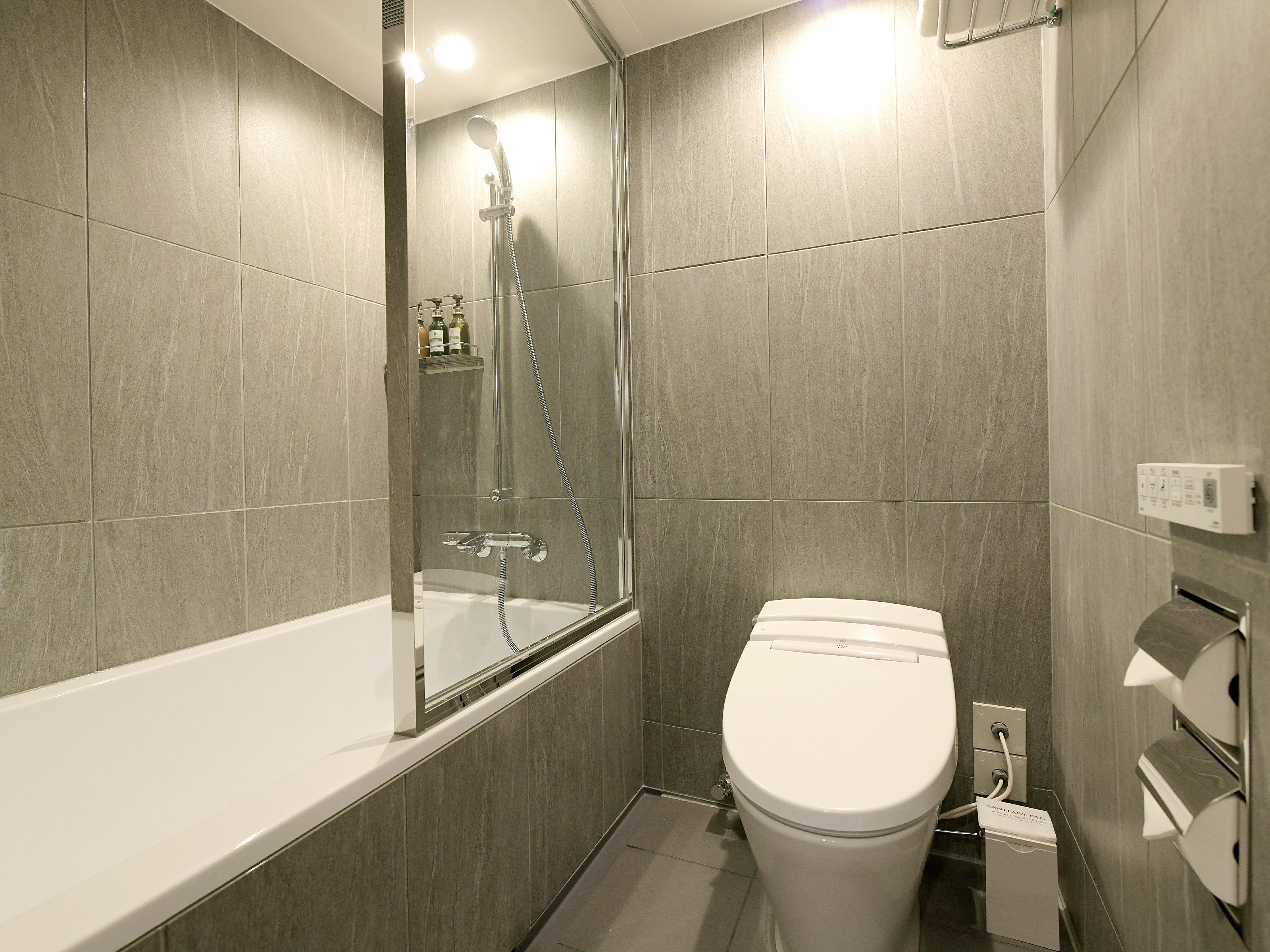 Bathroom * "Standard Double Room" has only a shower booth