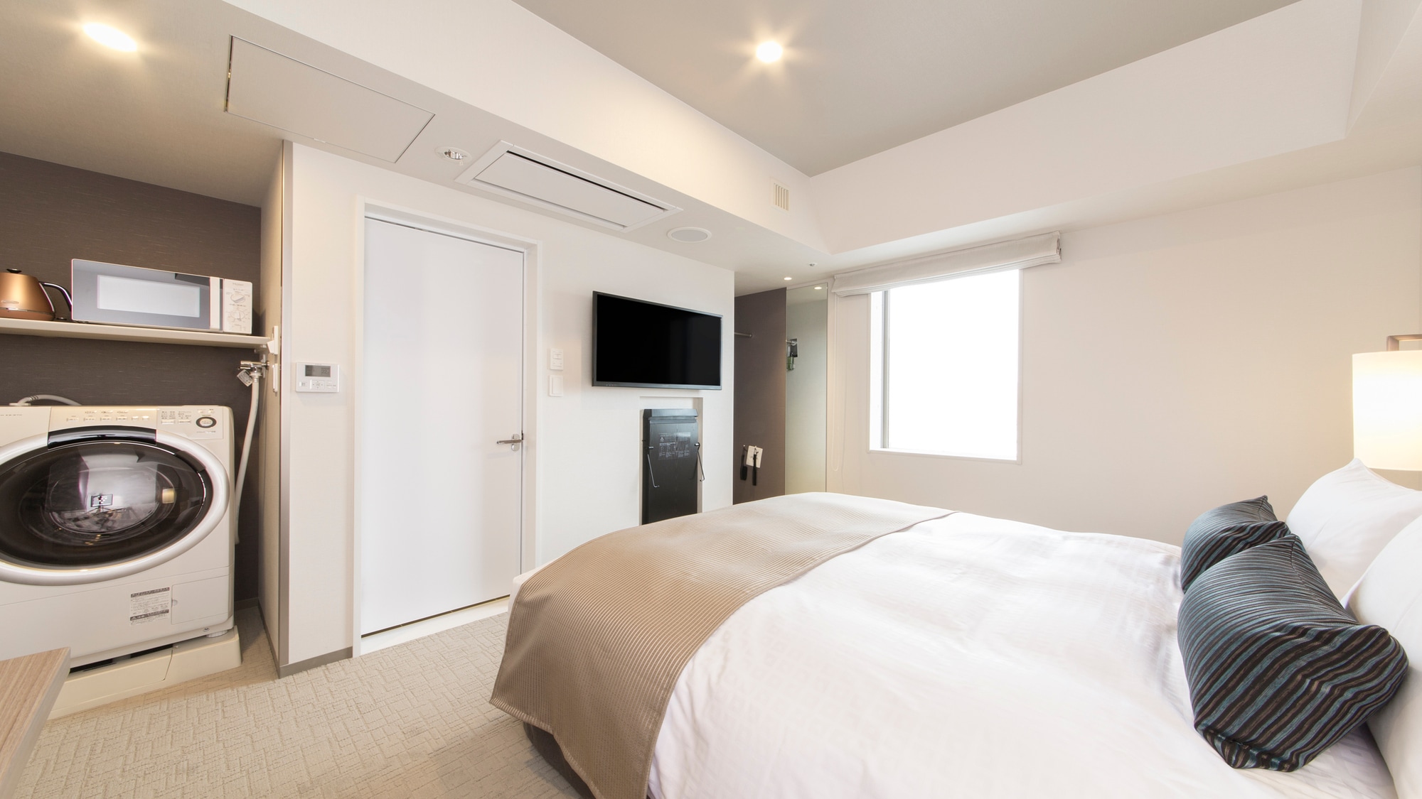  Superior double / 18㎡ with washer / dryer and microwave