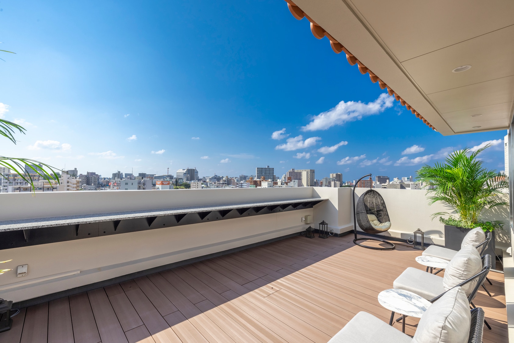 Shared terrace space