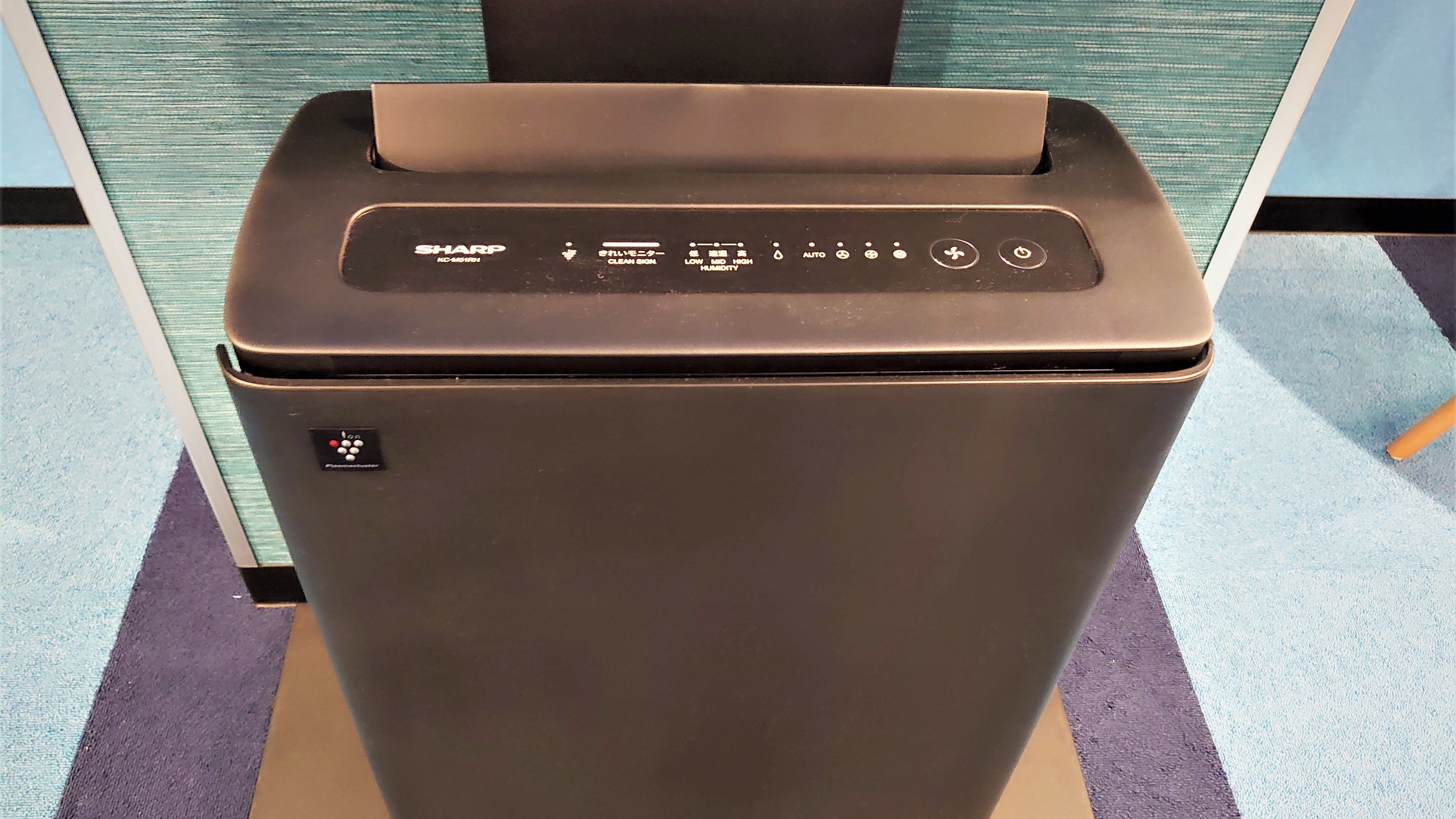 Guest room air purifier humidifier