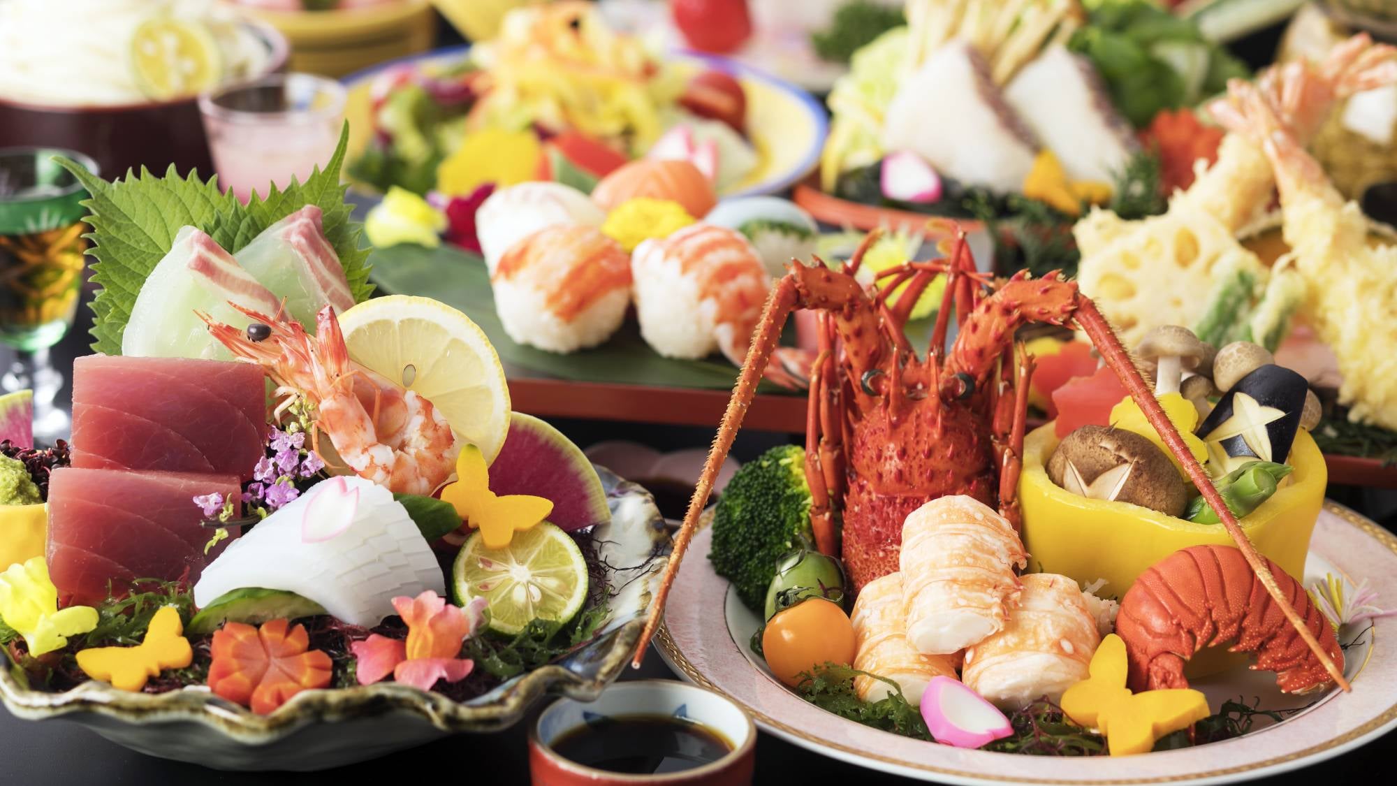 [Restoran Kiri Kaiseki Khusus] "Daging sapi pinggang atau lobster" Terutama bahan favorit Anda