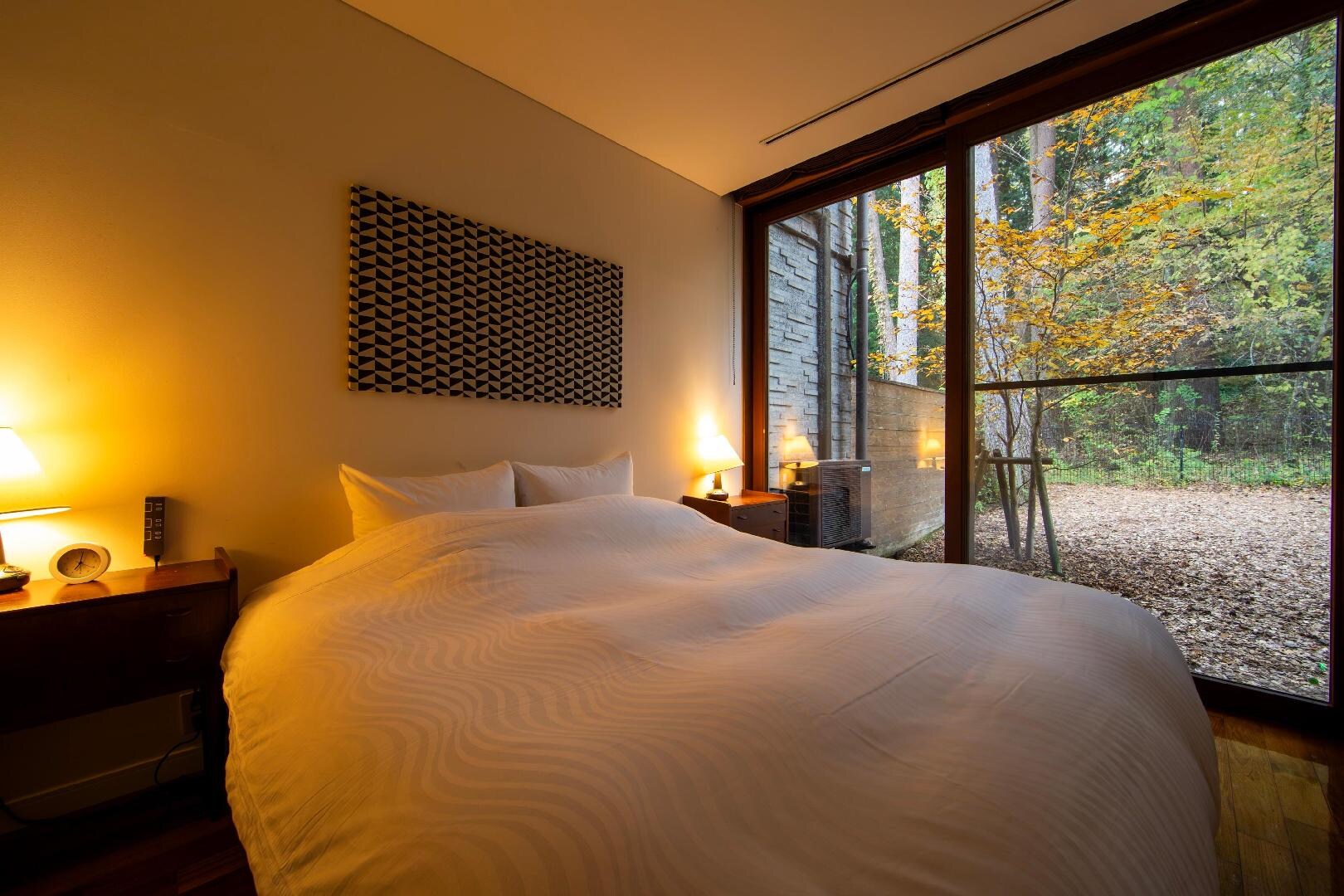 [Deluxe Room M (74 sq m / Maisonette with dog run / Occupancy: 2-4 people / 1st-2nd floor)] *Bed image