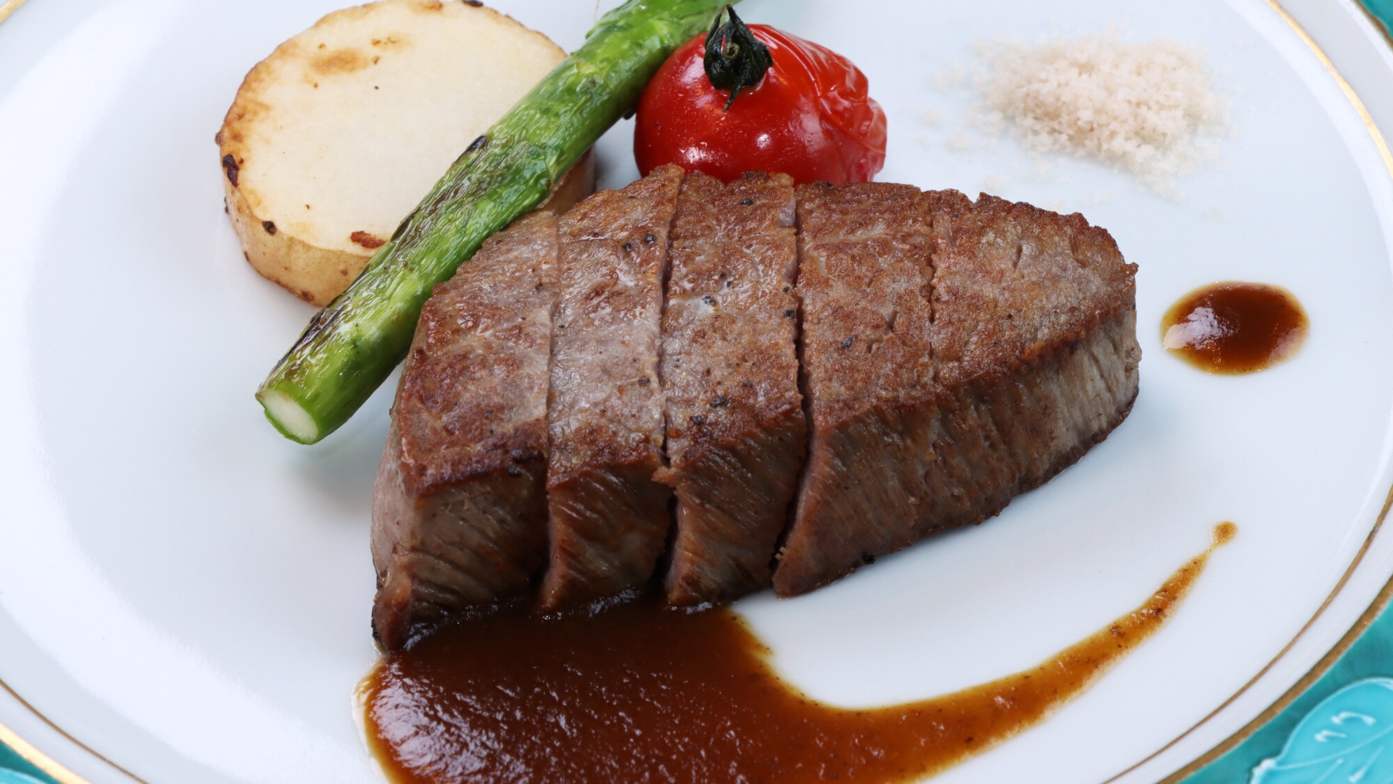 Dinner image: Locally produced marbled Wagyu beef steak