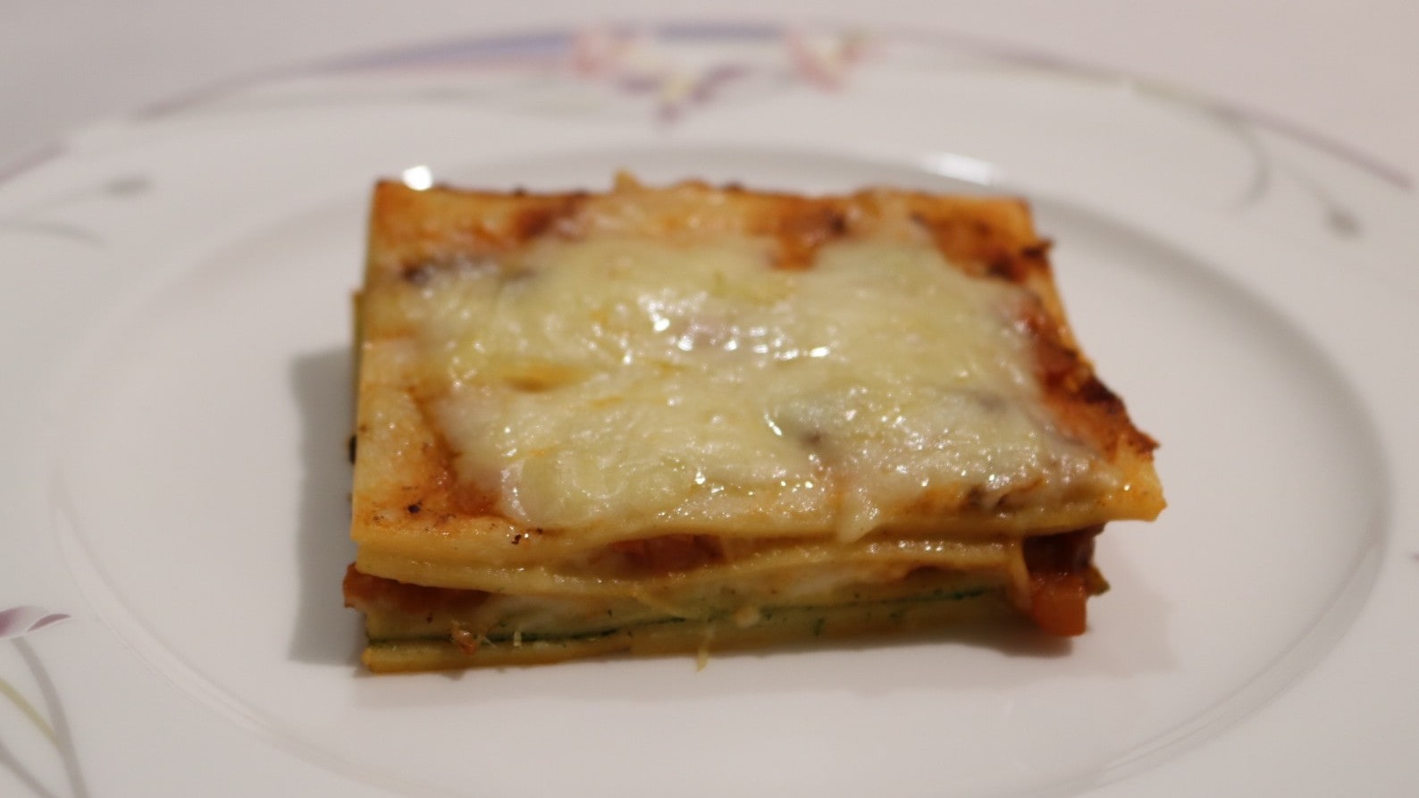 Lasagna made with homemade fresh pasta