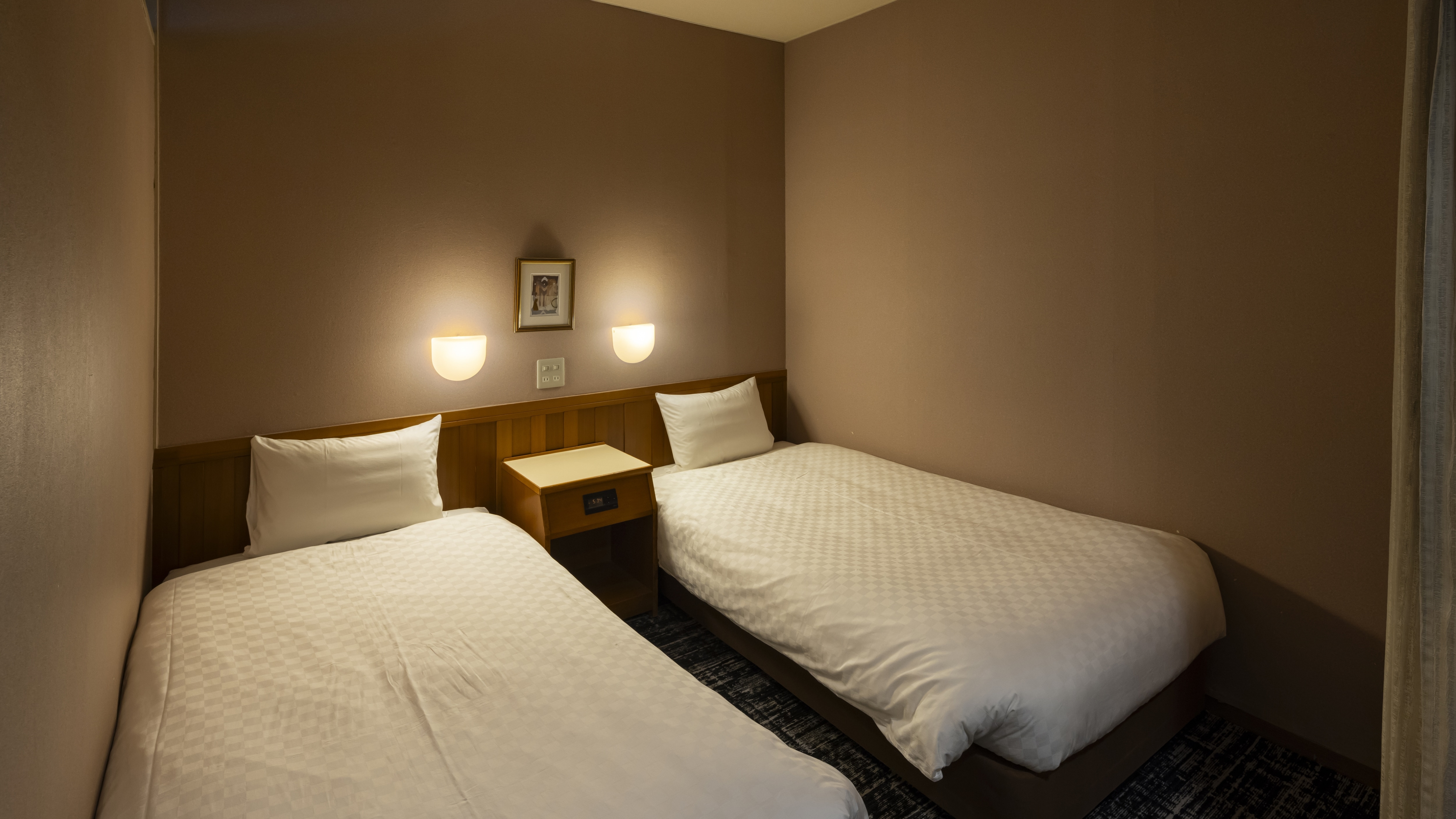 Upper floor guest room, Japanese-Western style room, bed