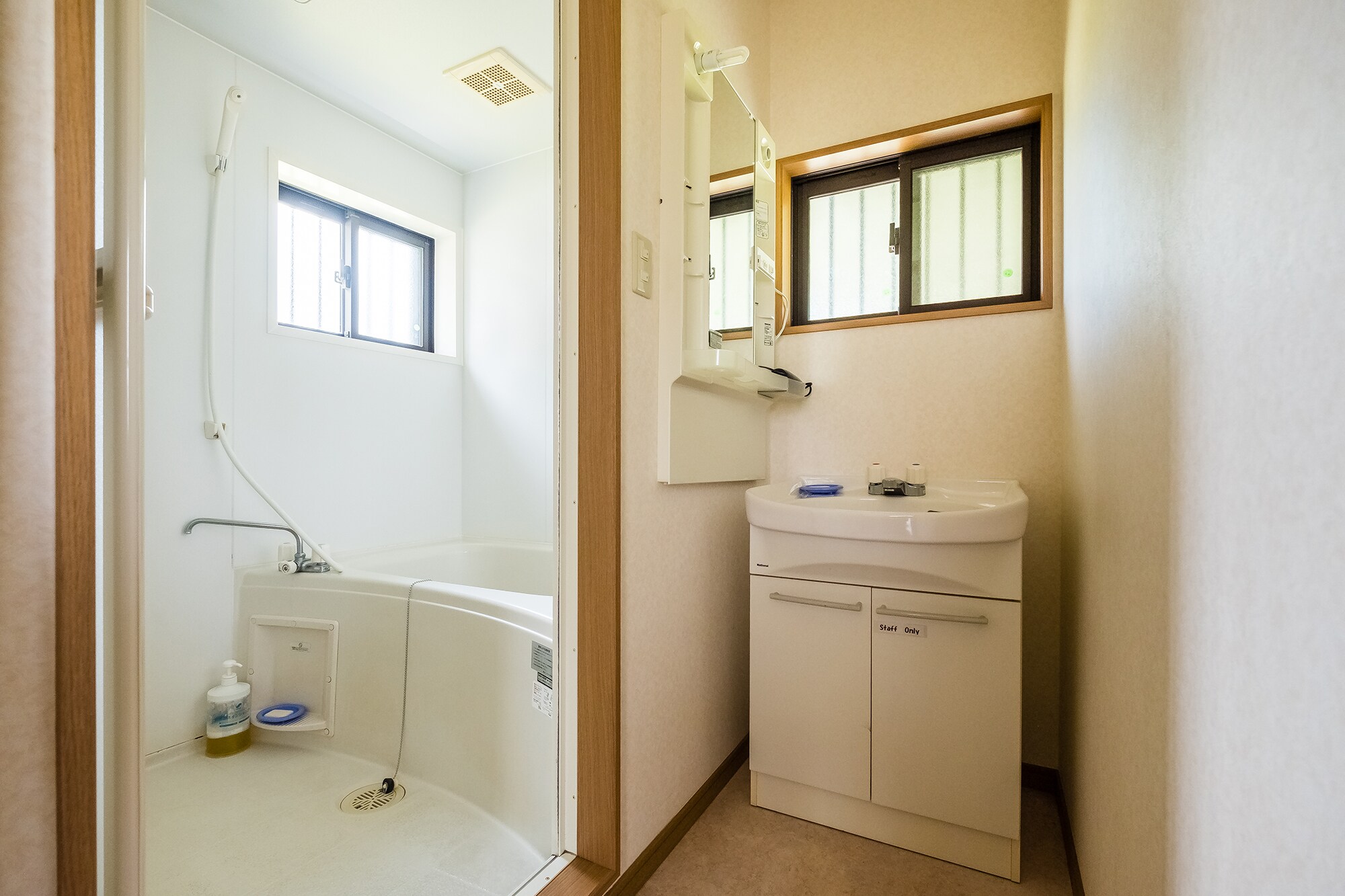 小型豪华露营小屋浴室/盥洗室