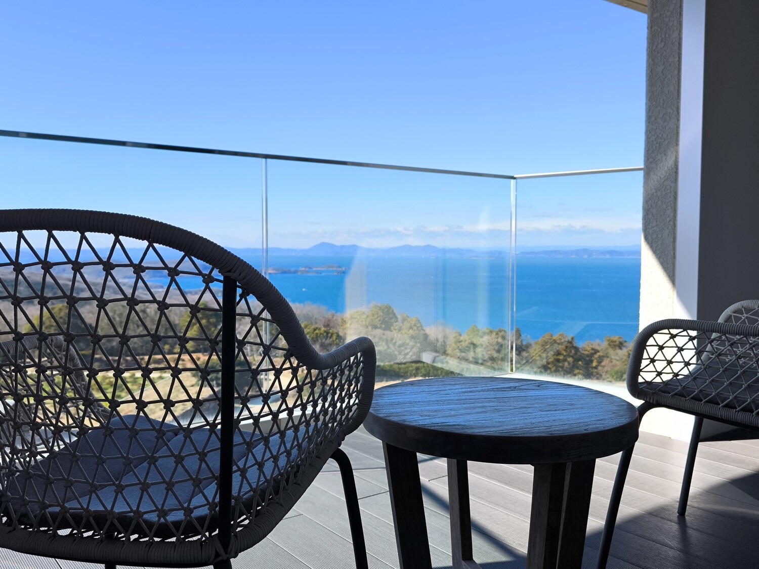 View from the terrace room