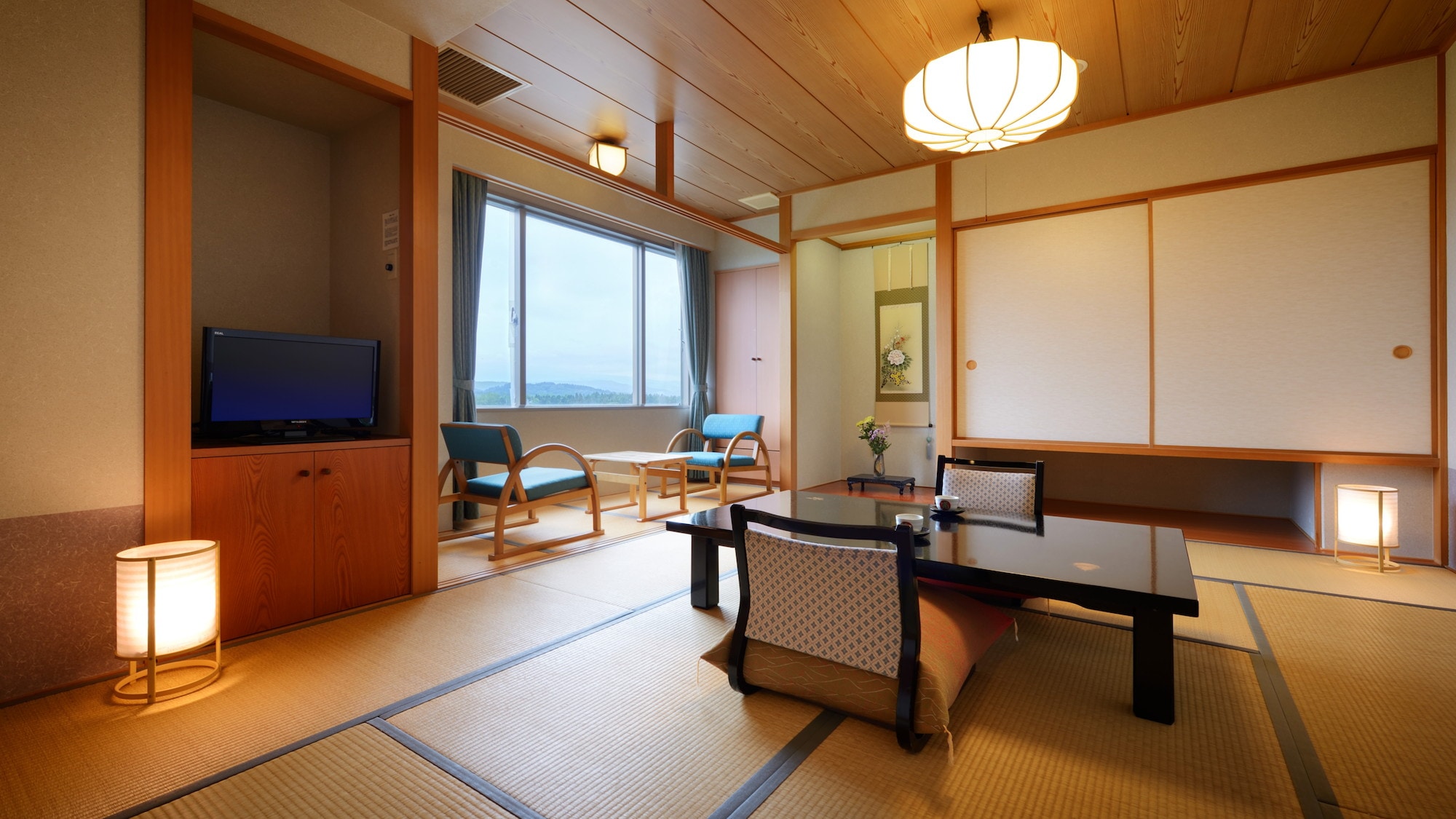 An example of a Japanese-style room on the Iwakiyama side