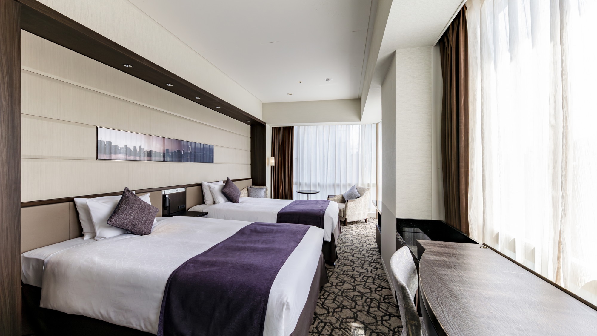 PREMIUM TWIN 34㎡ (2 tempat tidur, lebar 120cm x 200cm)