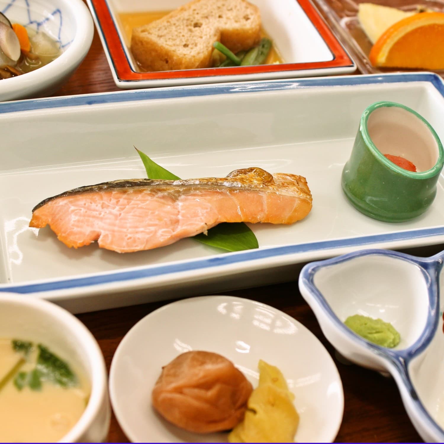 Morning Japanese set meal