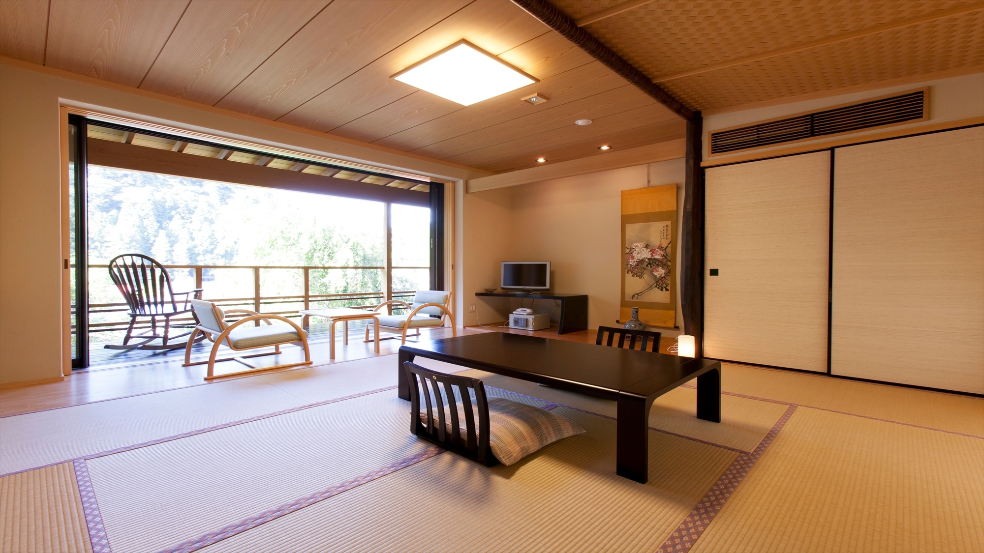 Limited to 2 rooms, "Tenku" guest room with hot spring panoramic bath