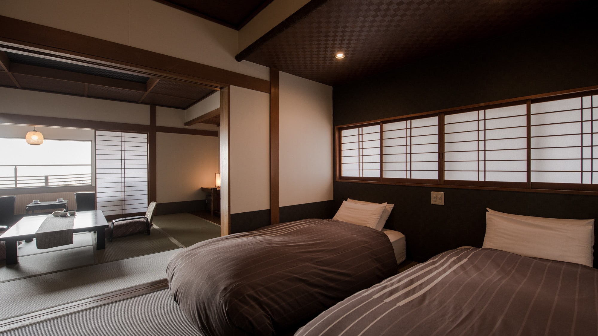 [Japanese-style room with bed-Akebono-]