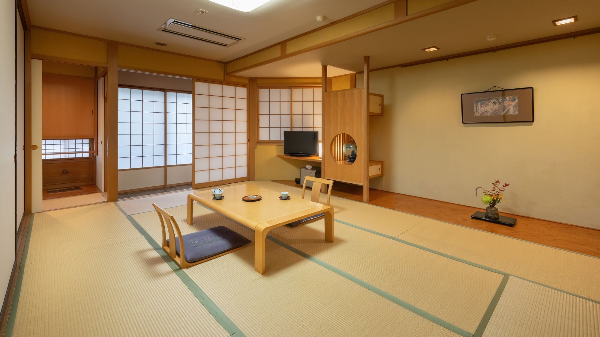 ■ 2室日式客房,设有2间卧室 | 2间宽敞的12榻榻米房间,配有2张半双人床
