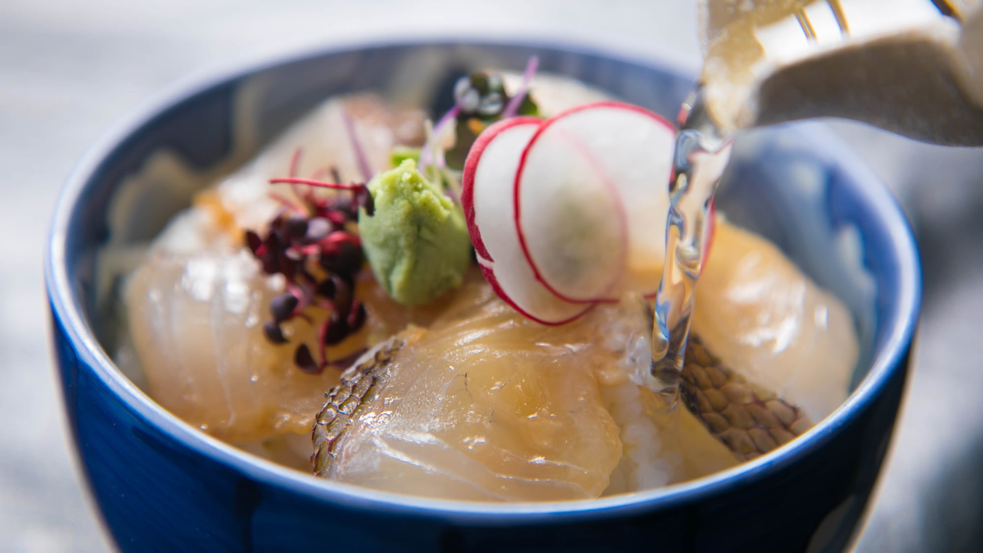 [Bream tea and rice]