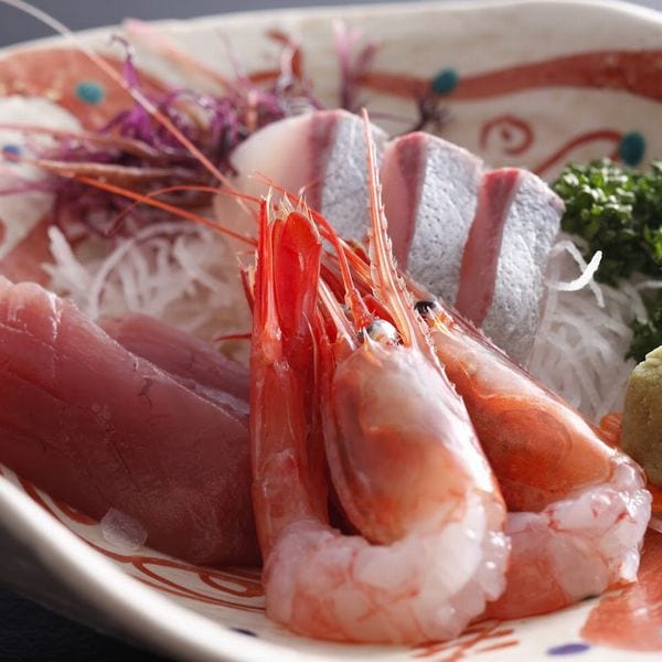 Three points of sashimi