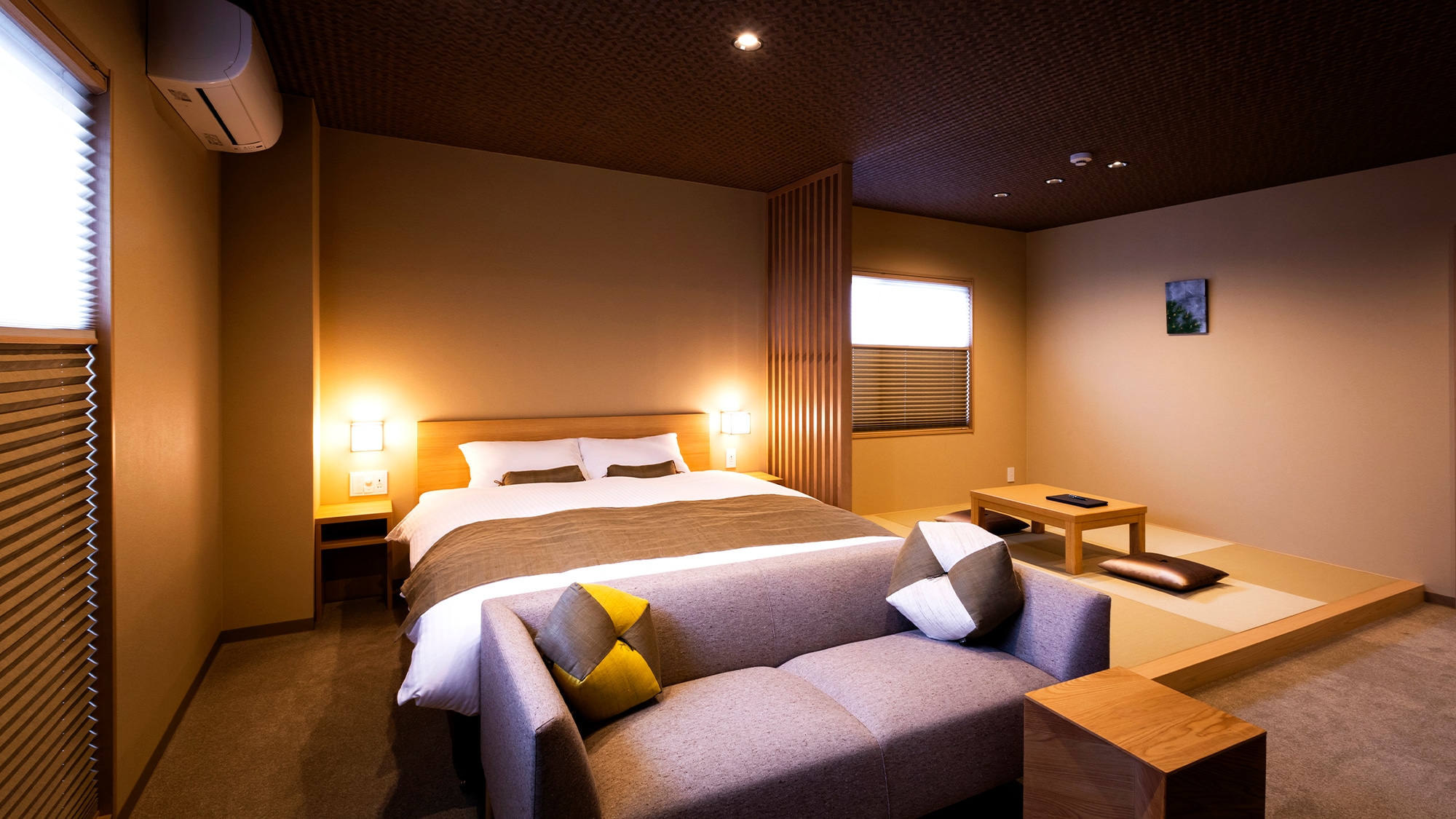 ห้องเตียงควีนไซส์สไตล์ญี่ปุ่น-ตะวันตก B