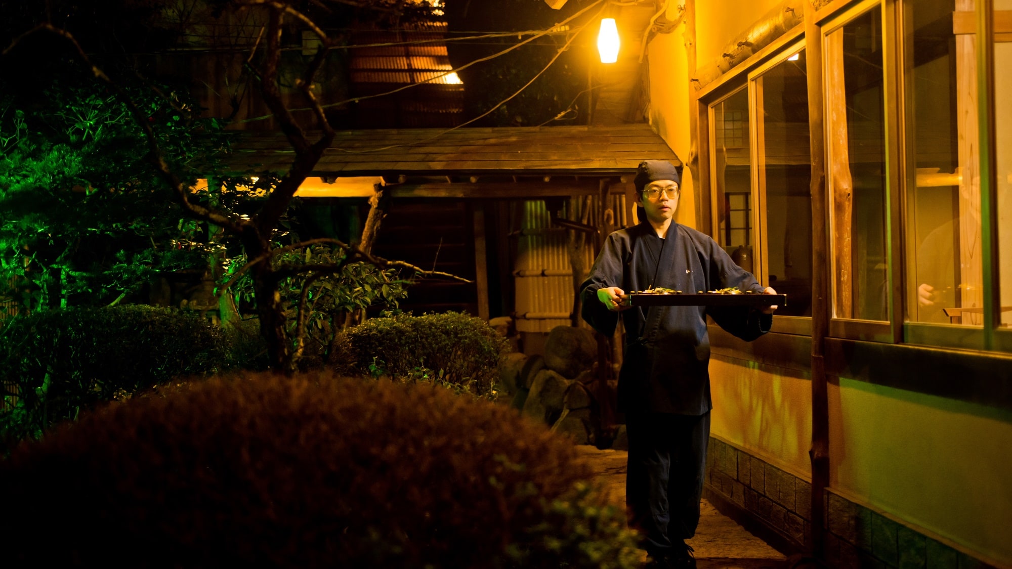 在房間內享用餐點