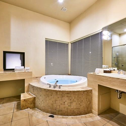 [Village] Bathrooms vary by room (example of bathroom)