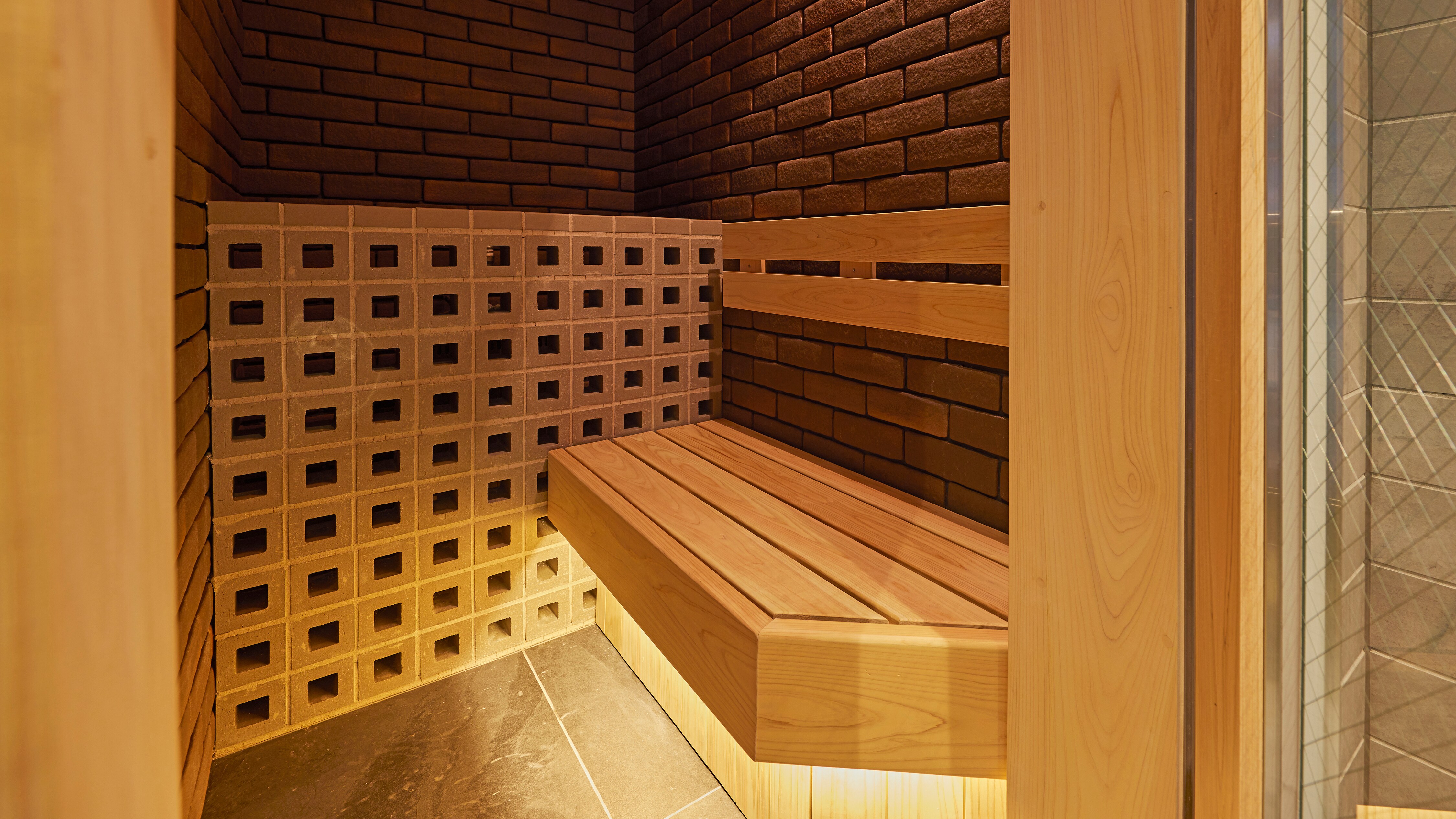 High floor outdoor living room (sauna)