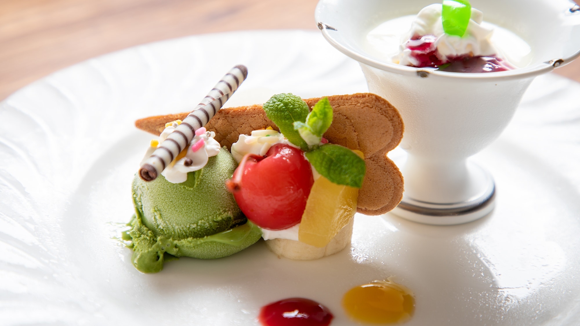 [Dinner] Sweets selected by the owner