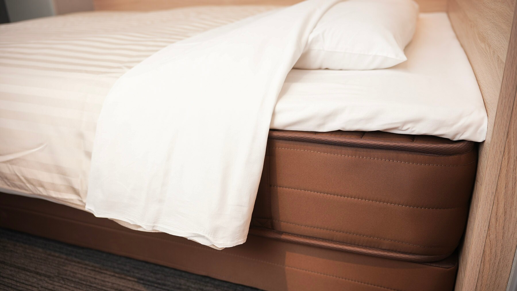 A mattress with just the right amount of firmness for a good night's sleep