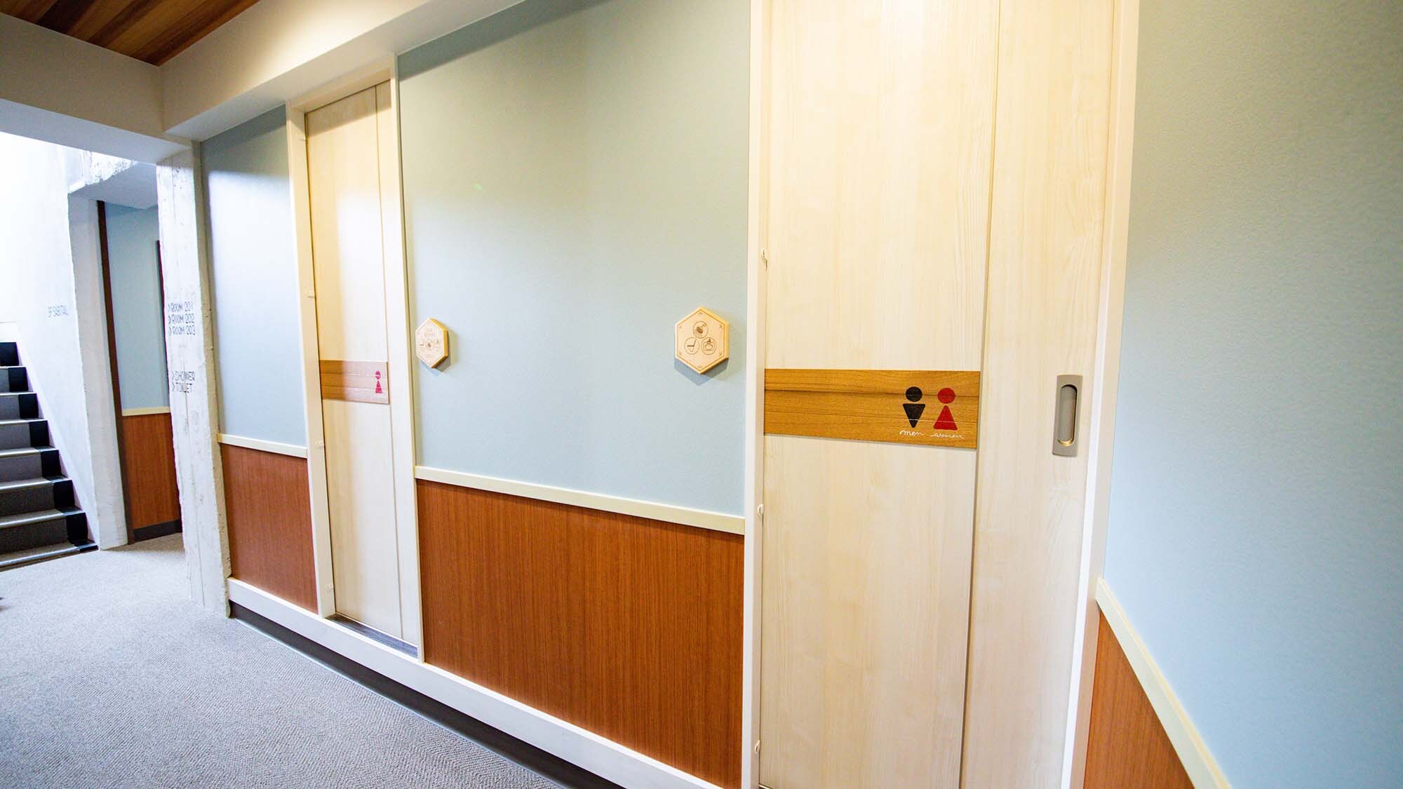 ・There are unisex shower rooms and women-only shower rooms.