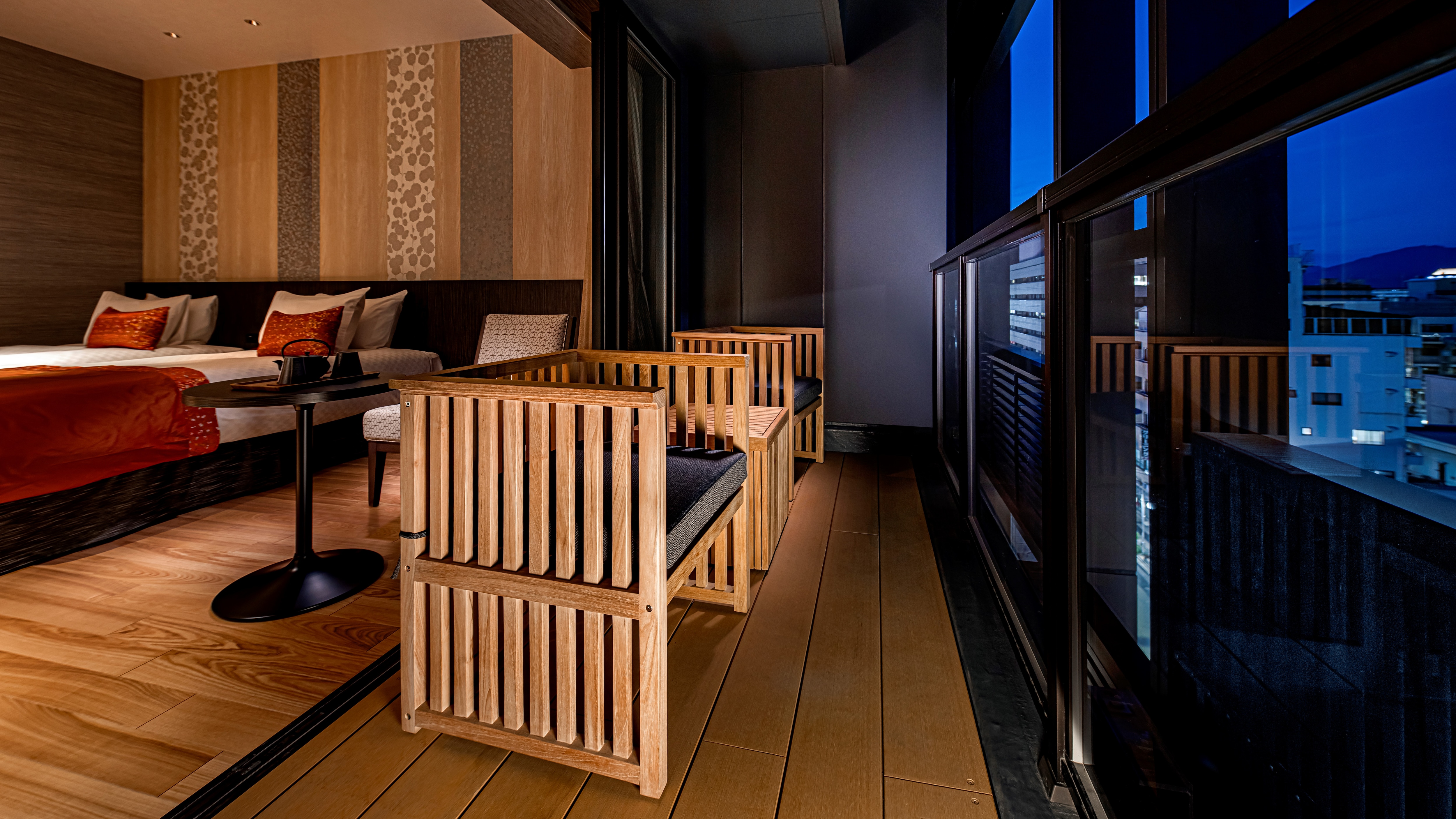 Premium twin terrace