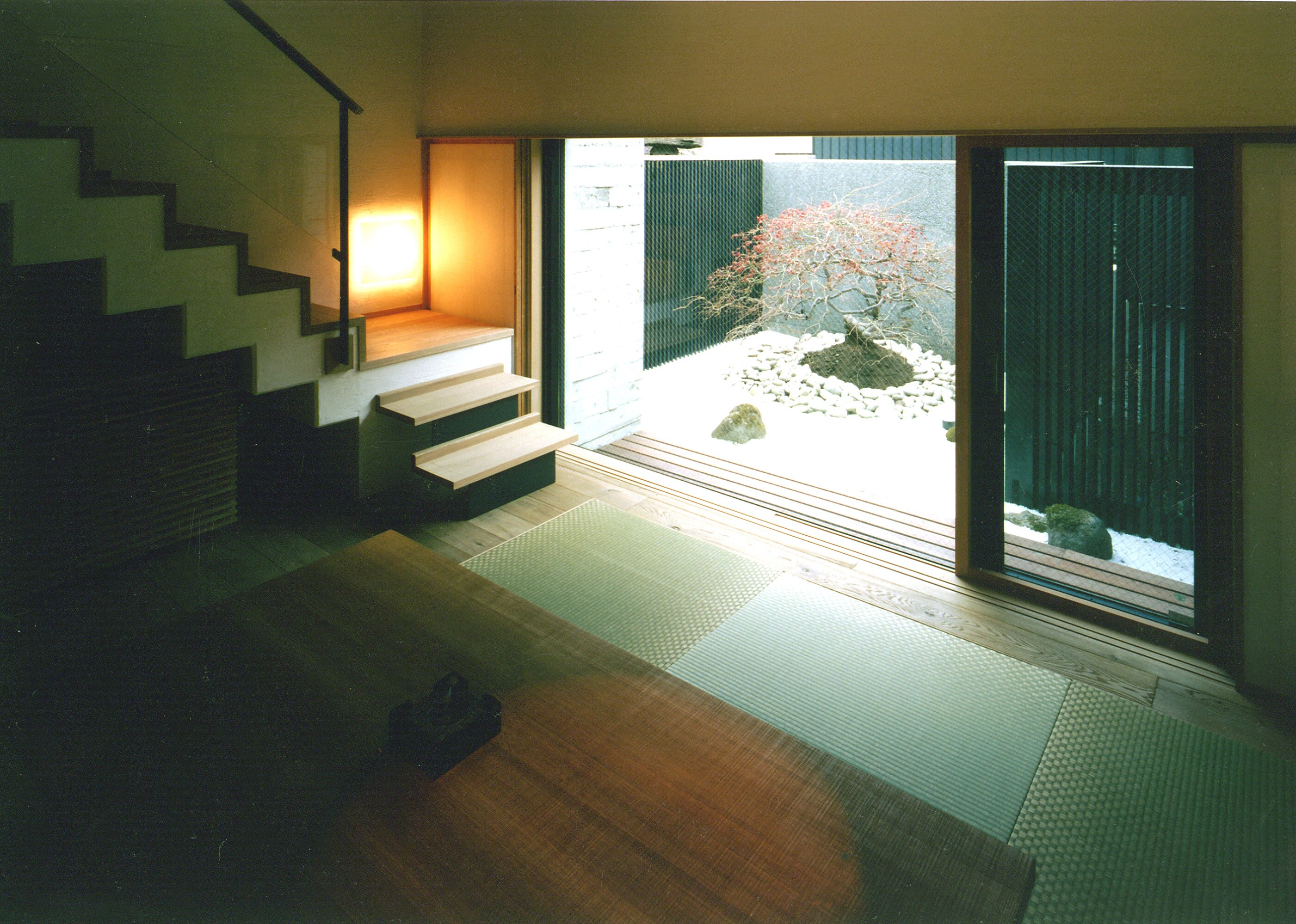 【원천 가든 뷰】 메조넷 일본식 방 거실